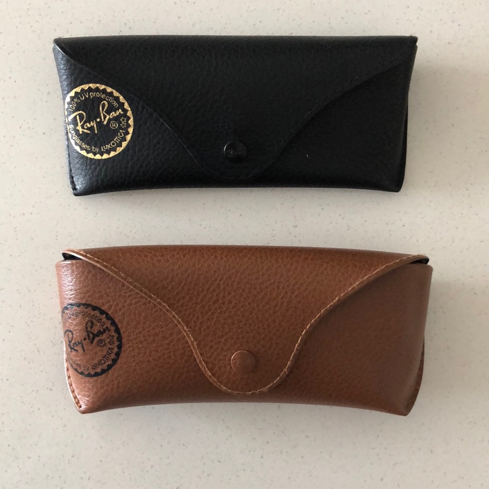 Rayban cases! Brown and black.